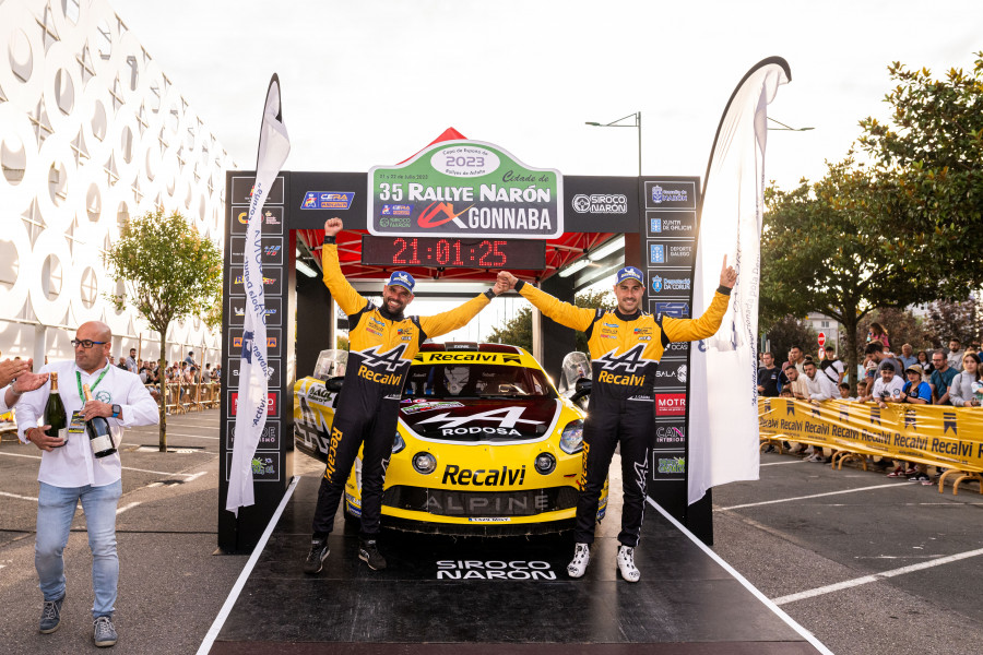 El naronés Jorge Cagiao, nuevo campeón de la Copa de España de rallys de asfalto