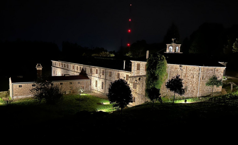 Nueva iluminación nocturna para el monasterio de Santa Catalina de Montefaro