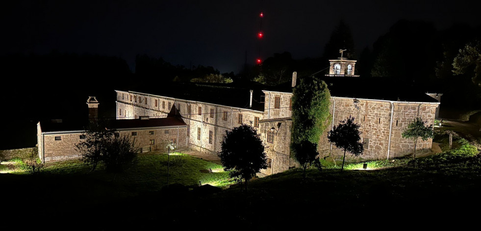 Nueva iluminación nocturna para el monasterio de Santa Catalina de Montefaro