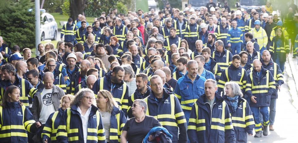 Los centros de trabajo de Navantia pararán durante toda la jornada del jueves por el convenio colectivo