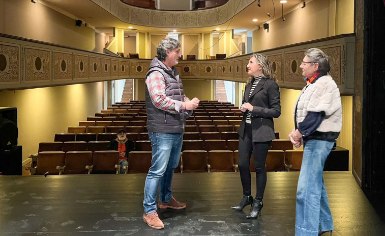 Culminados los trabajos de restauración en el Teatro da Beneficencia de Ortigueira