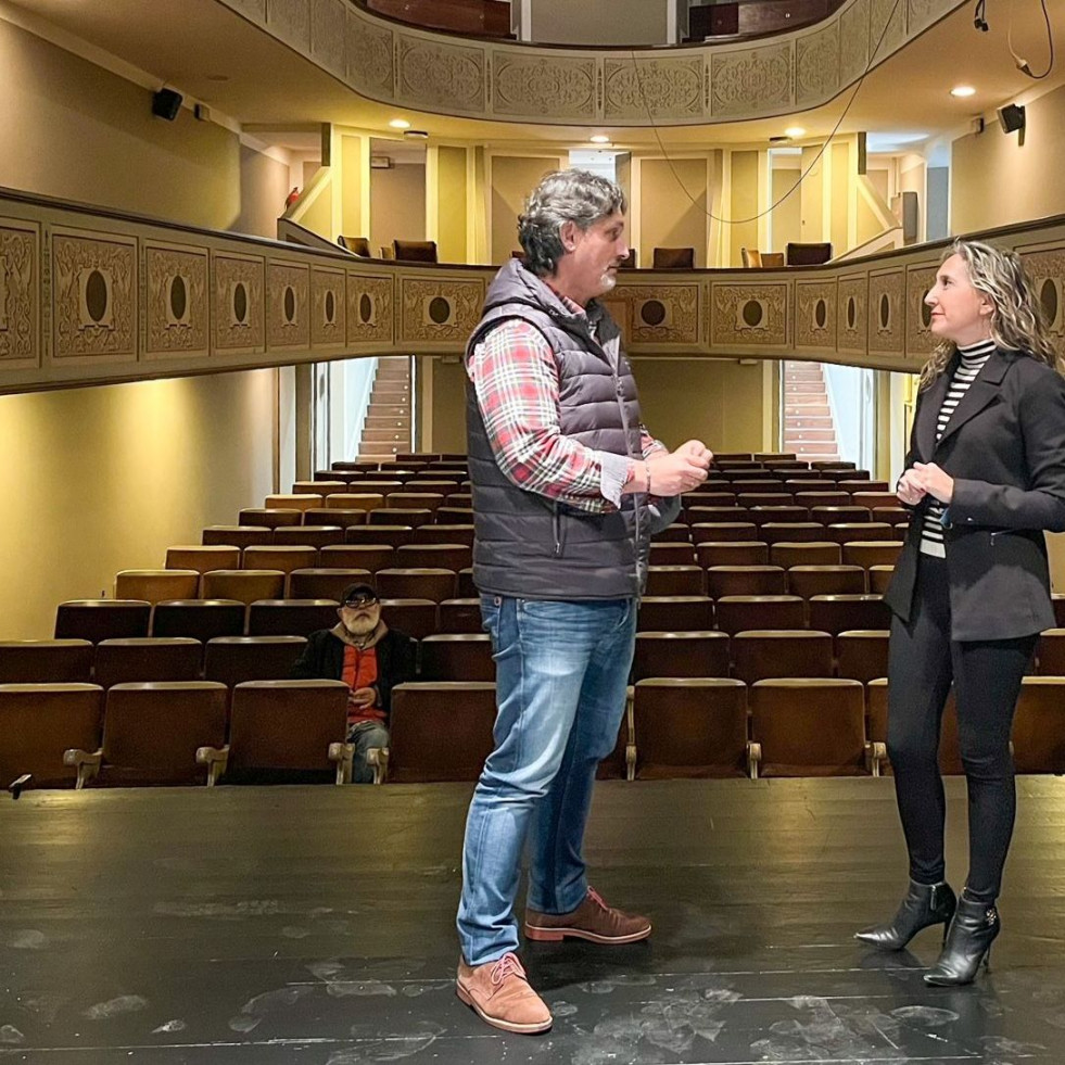 Culminados los trabajos de restauración en el Teatro da Beneficencia de Ortigueira