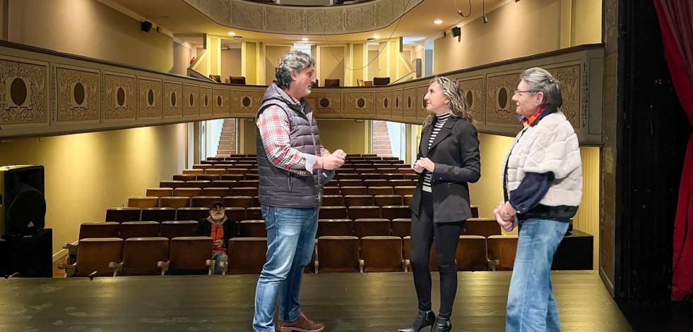 Culminados los trabajos de restauración en el Teatro da Beneficencia de Ortigueira