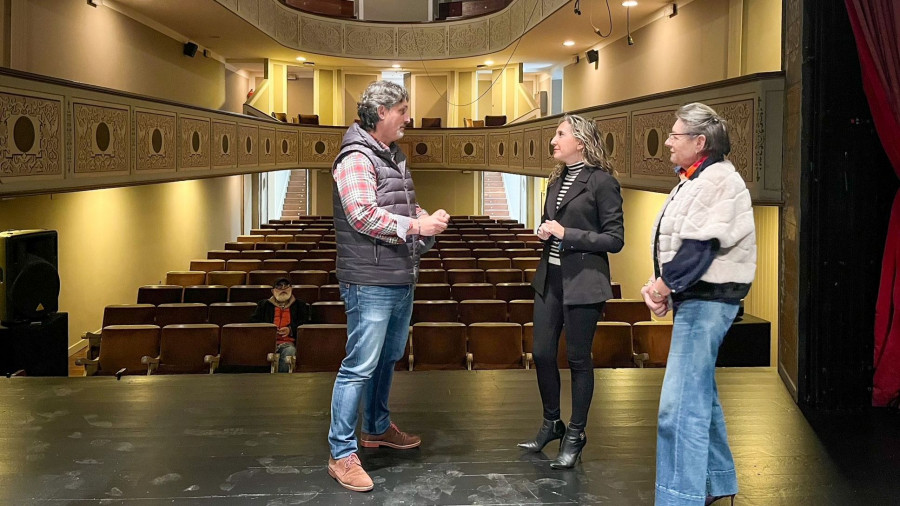 Culminados los trabajos de restauración en el Teatro da Beneficencia de Ortigueira