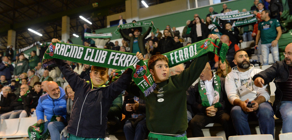 Sin entradas para El Sardinero: el apoyo incondicional de la afición del Racing de Ferrol