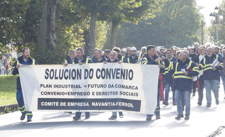 Los trabajadores de Navantia deciden paralizar totalmente la construcción de las fragatas