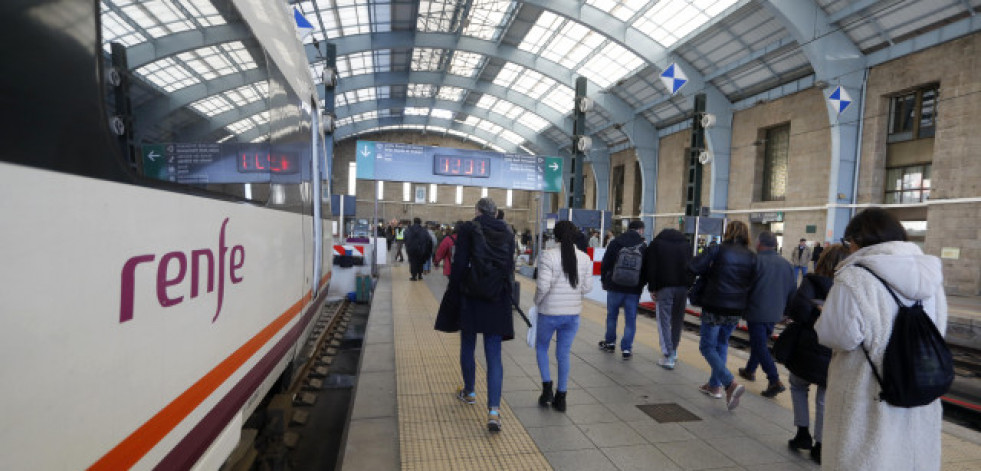 Casi 542.00 viajeros en trenes de alta velocidad en Galicia en seis meses