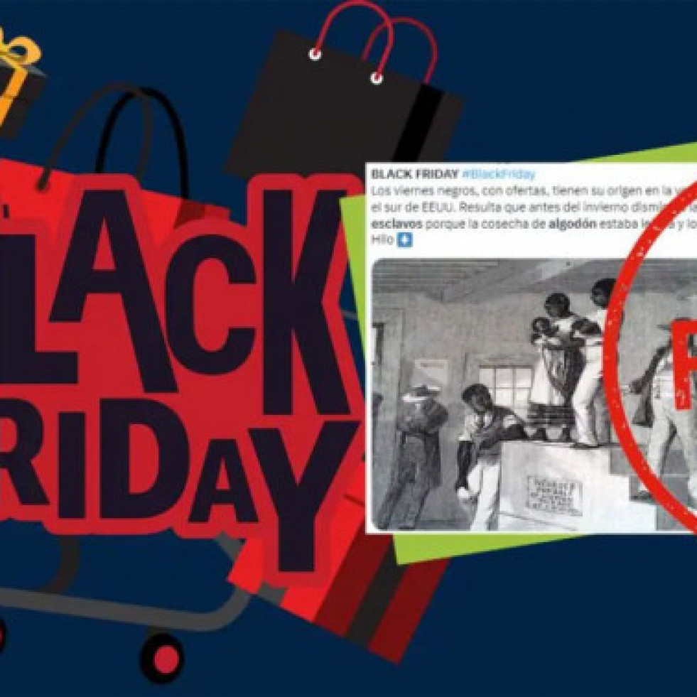 El Black Friday no guarda relación con la venta de esclavos negros en Norteamérica