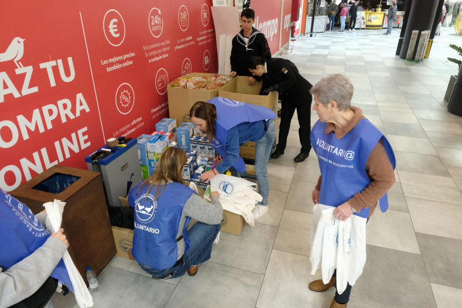 Éxito total de la Gran Recogida de Balrial, con 40 toneladas de alimentos, un 38% más que en 2023