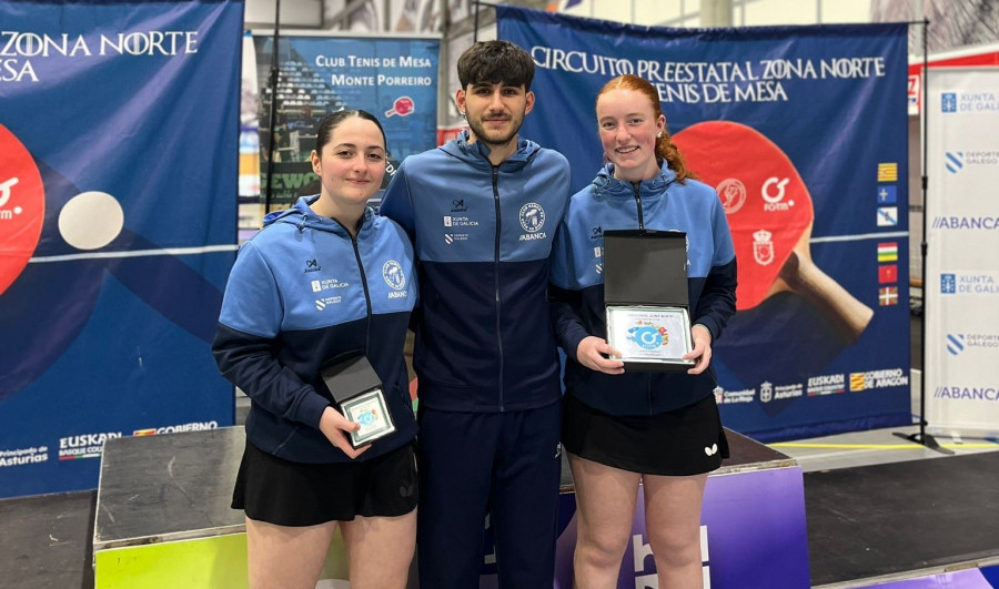 Diez deportistas del Cidade de Narón irán al Torneo Estatal de Tenis de Mesa