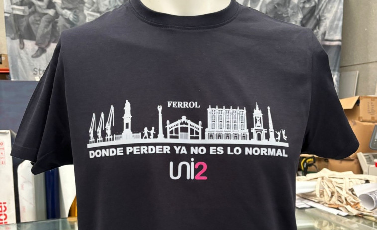 La nueva camiseta solidaria de UNI2, a la venta en el partido de Eurocup del Baxi Ferrol