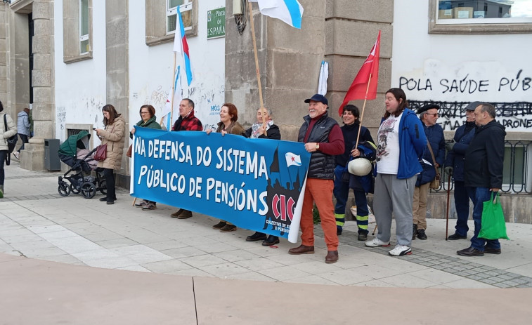 El colectivo de jubilados de la CIG reclama en Ferrol un sistema de pensiones dignas