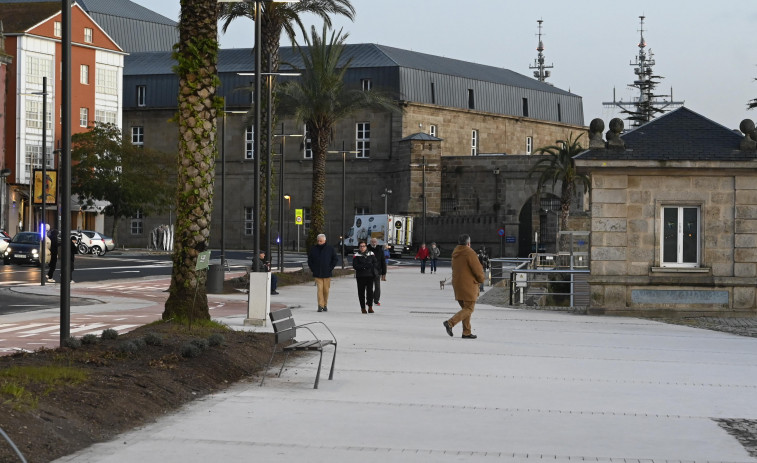 El paseo de Curuxeiras reabre al público tras las obras