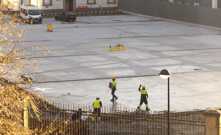 El aparcamiento central del puerto de Ferrol, con 162 plazas, se inaugurará en enero