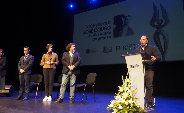 Ferrol deja marchar el premio a la libertad de prensa al retirarse la contribución  del Concello