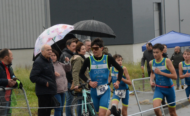 Mucha igualdad en el Duatlón de Narón