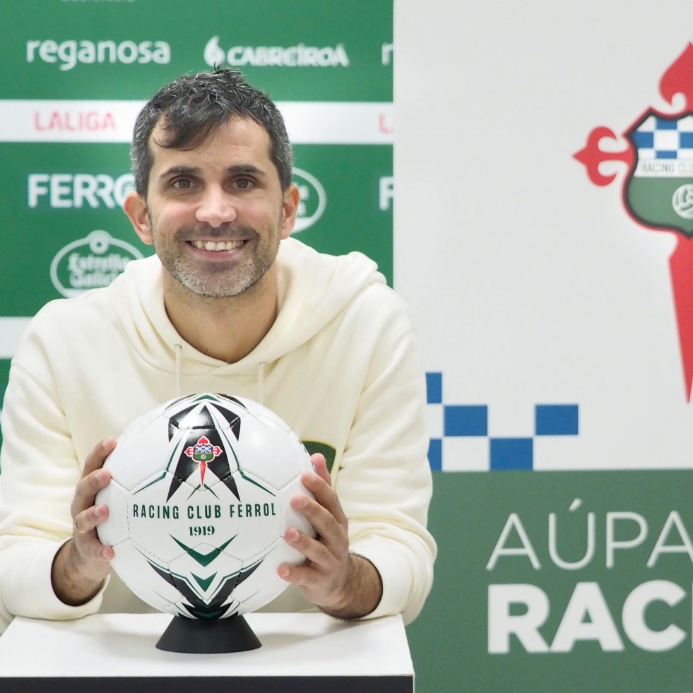 Álex López, capitán del Racing de Ferrol: “Necesitamos que venga gente que nos ayude a aumentar el nivel competitivo”