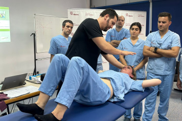 Escuela de Espalda organizada en el Hospital Ribera Juan Cardona