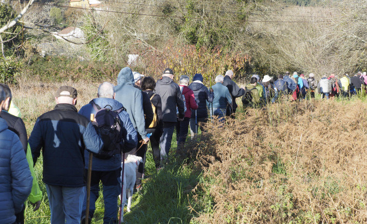 Subida a Chamorro con el Club de Montaña de Ferrol