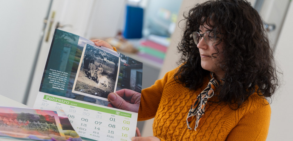 Las historias de las mujeres del rural protagonizan el calendario de San Sadurniño