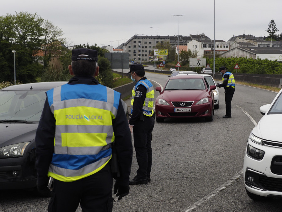 La Policía Local de Ferrol realizó casi 200 pruebas de alcoholemia el fin de semana