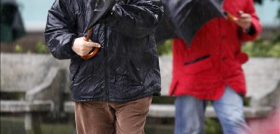 El viento y la lluvia marcarán la jornada este viernes en Galicia