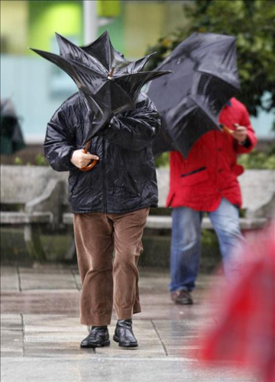 El viento y la lluvia marcarán la jornada este viernes en Galicia