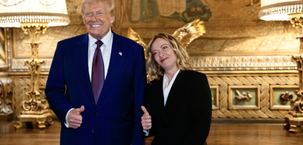 Visita sorpresa de la primera ministra italiana, Giorgia Meloni, a Donald Trump