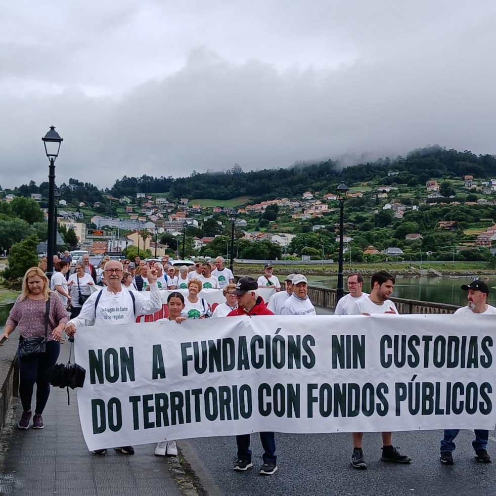 Los propietarios de terrenos en Fragas do Eume convocan una nueva protesta este domingo