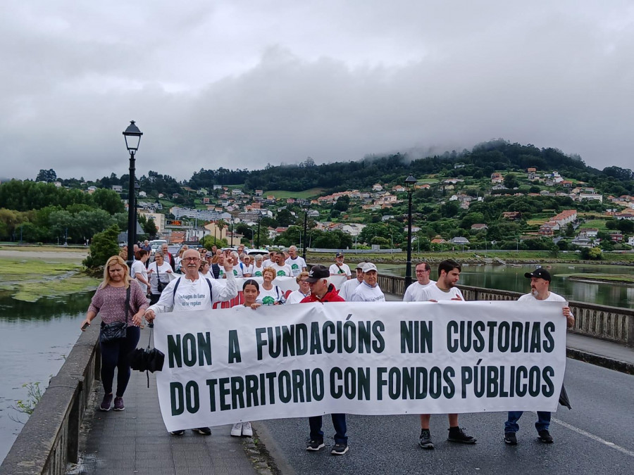 Los propietarios de terrenos en Fragas do Eume convocan una nueva protesta este domingo