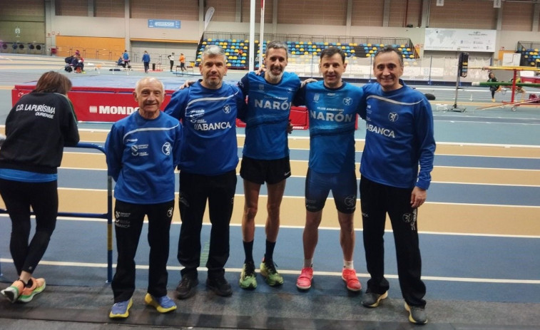 Quinta posición para los veteranos naroneses en la Copa Xunta de Galicia en Ourense