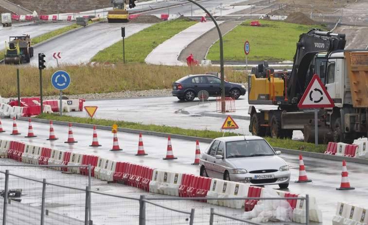 Nuevo cierre al tráfico por las obras de As Pías desde el lunes