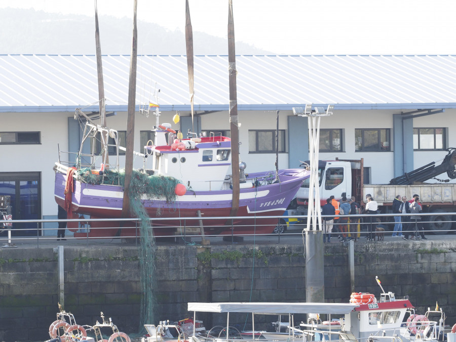 La cofradía de Ferrol pide al Puerto más espacio de almacenamiento para el sector