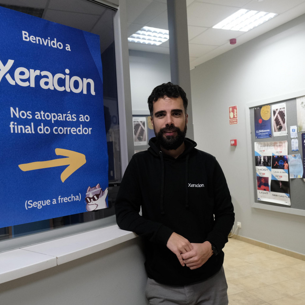 Fran Sequeiro, coordinador de Xeración: “Ofrecemos la posibilidad de aprender inglés en un contexto más informal”