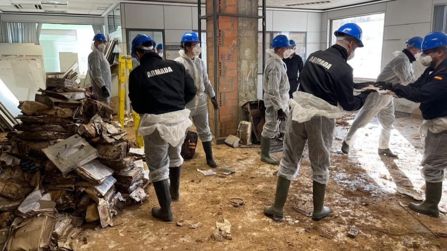 Alumnos de la Escaño desplazados a Catarroja y Paiporta, en Valencia