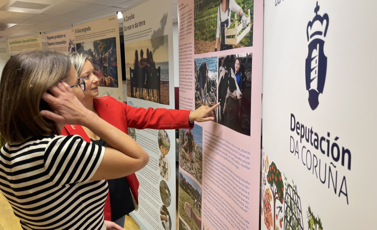 La exposición “Do mar e da terra” da voz a proyectos comprometidos con el área rural en Valdoviño