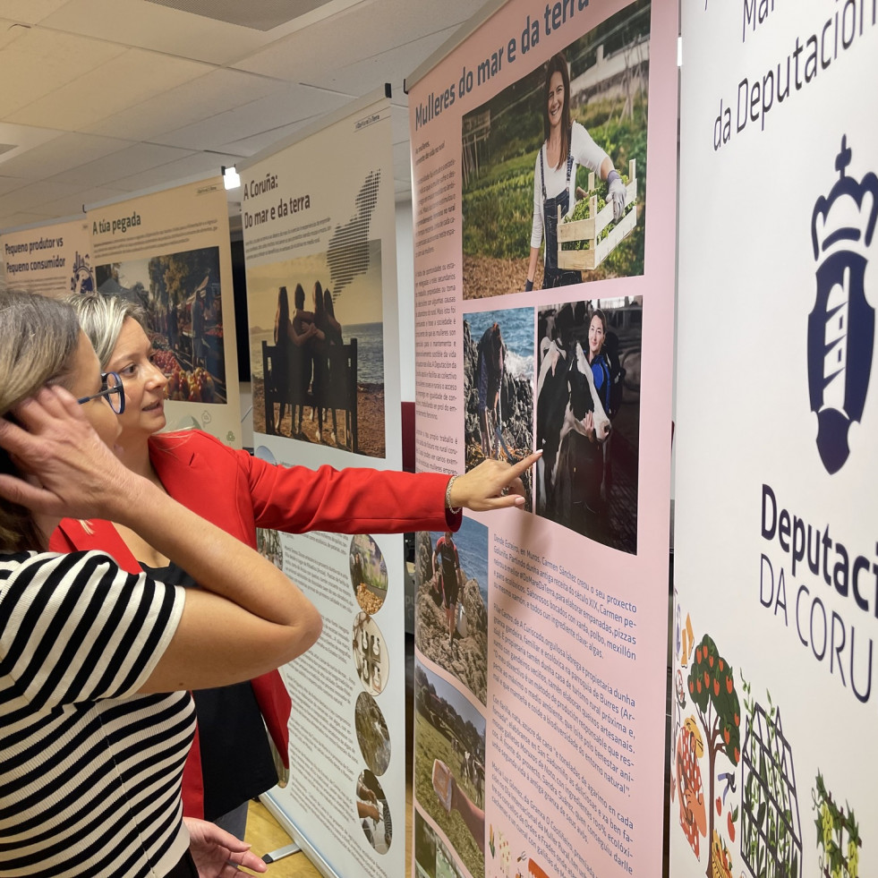 La exposición “Do mar e da terra” da voz a proyectos comprometidos con el área rural en Valdoviño