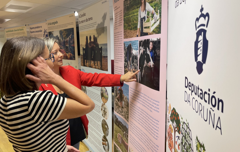 La exposición “Do mar e da terra” da voz a proyectos comprometidos con el área rural en Valdoviño