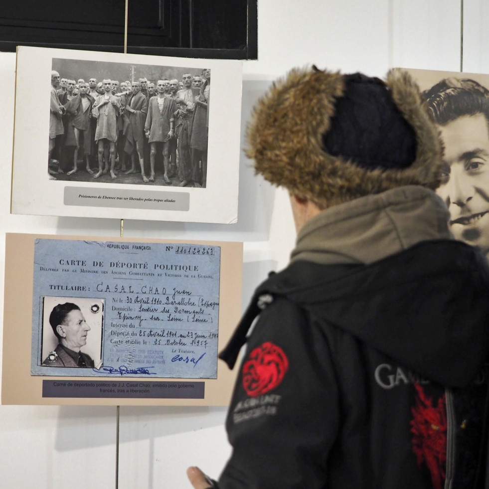 A exposición “Galegos en Mauthausen” contará con visitas guiadas en Narón