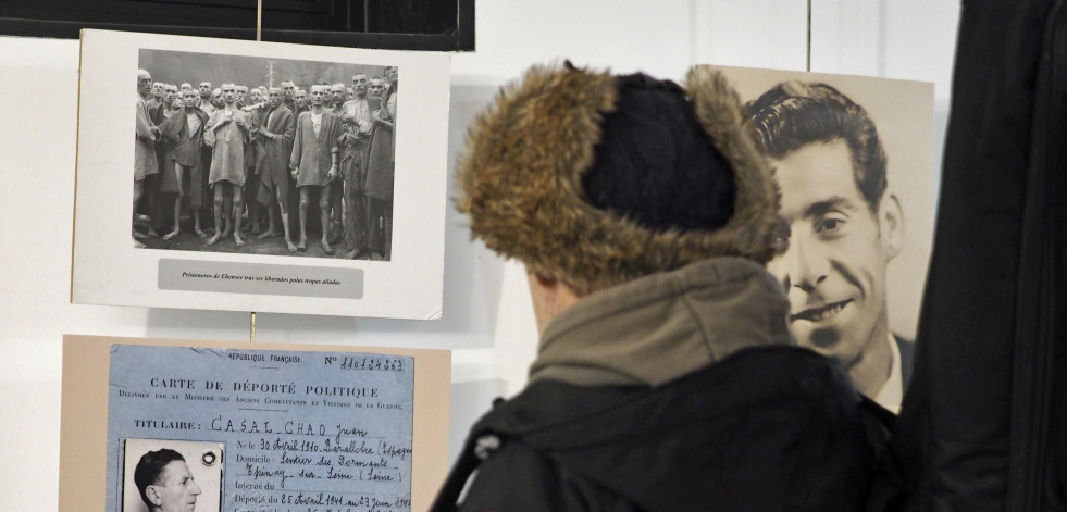 A exposición “Galegos en Mauthausen” contará con visitas guiadas en Narón