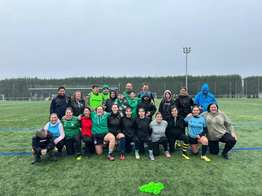 El Fendetestas organiza un entrenamiento para el rugby femenino