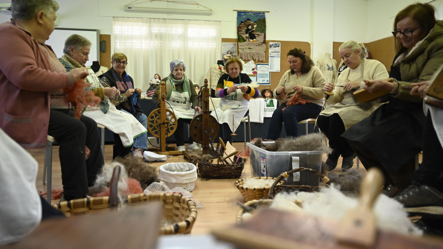 Das ovellas ás mans: un encontro coa tradición en Lavandeira