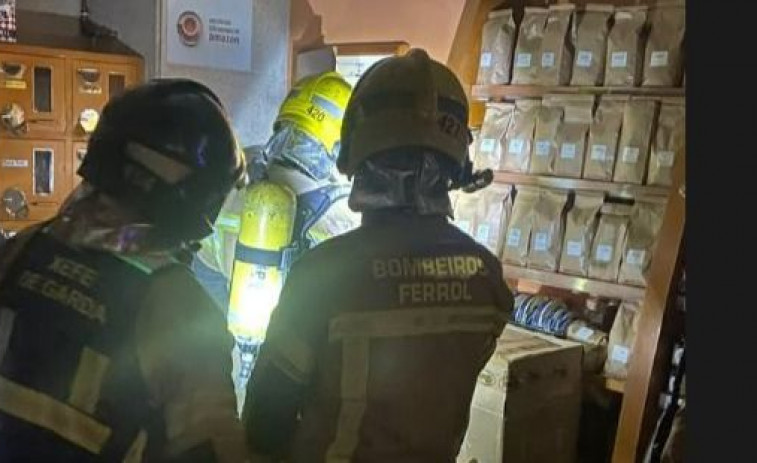 Una alerta de incendio en Casa Amador moviliza a los Bomberos de Ferrol