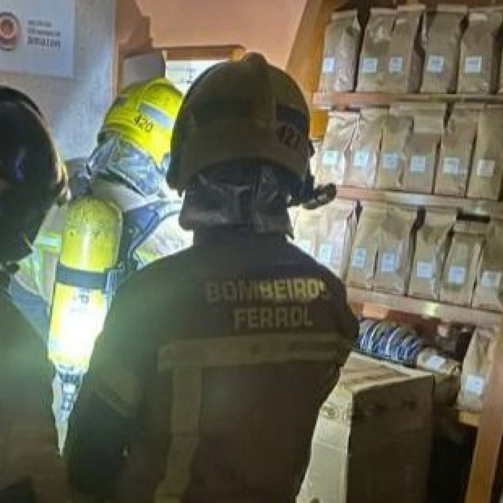 Una alerta de incendio en Casa Amador moviliza a los Bomberos de Ferrol