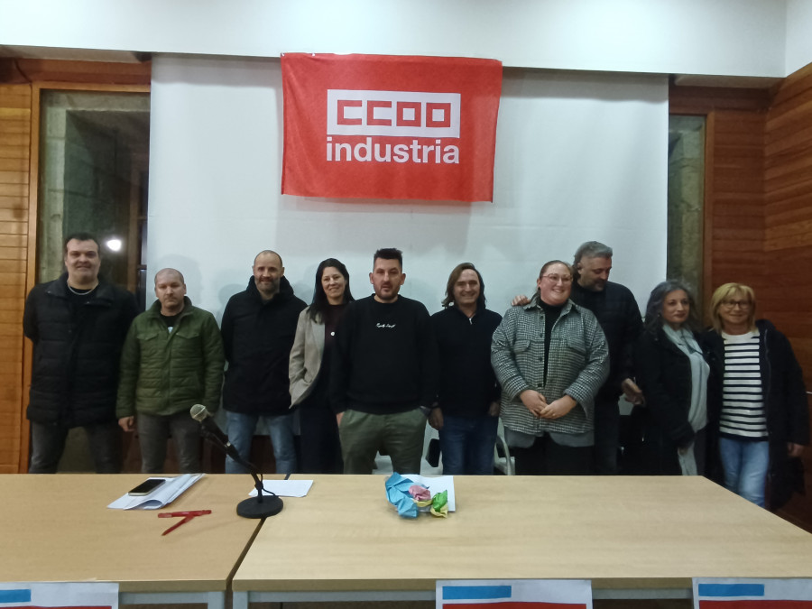 CCOO renueva su ejecutiva comarcal de la federación de Industria para Ferrolterra