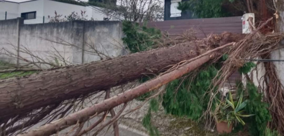 El temporal deja más de 370 incidencias en Galicia y vientos de casi 120 km/h