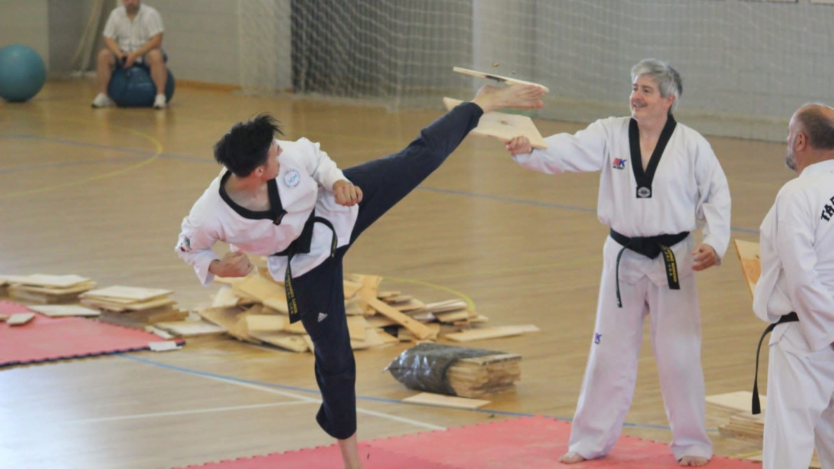 César Fernández y Antonio Gómez taekwondo Club Kang