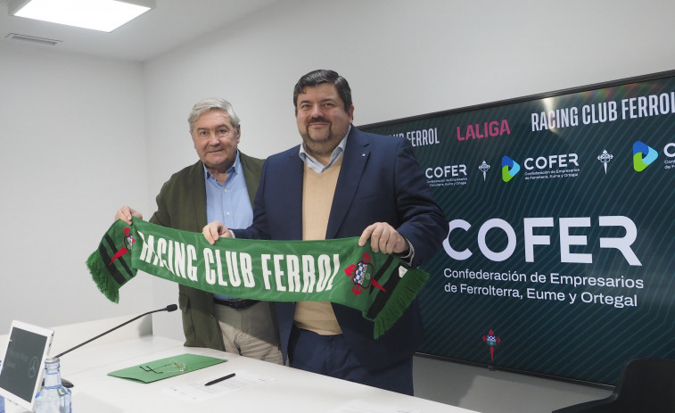 El Racing de Ferrol firma un acuerdo de colaboración con Cofer