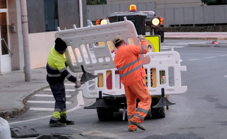 Nuevo corte de tráfico este miércoles en el barrio de Ultramar por las obras de As Pías