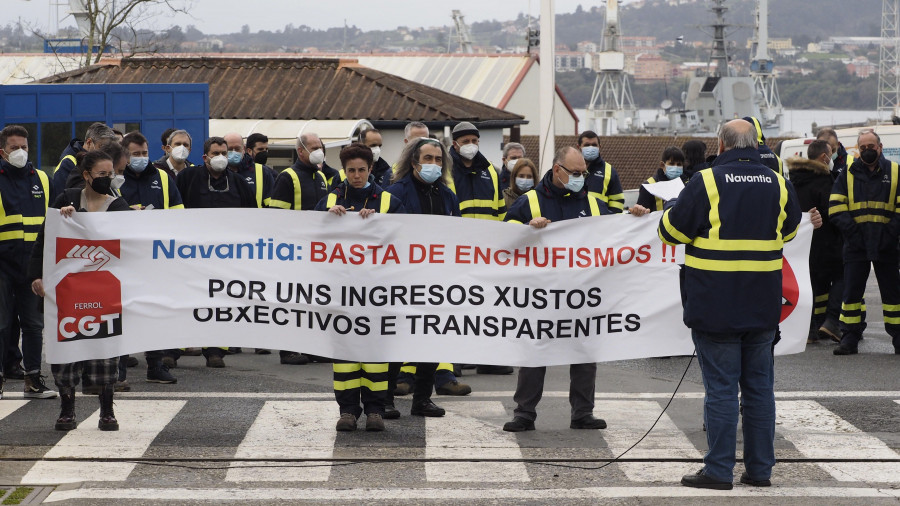 La CGT exige a Navantia que incorpore ya a la aspirante excluida del proceso selectivo en Ferrol